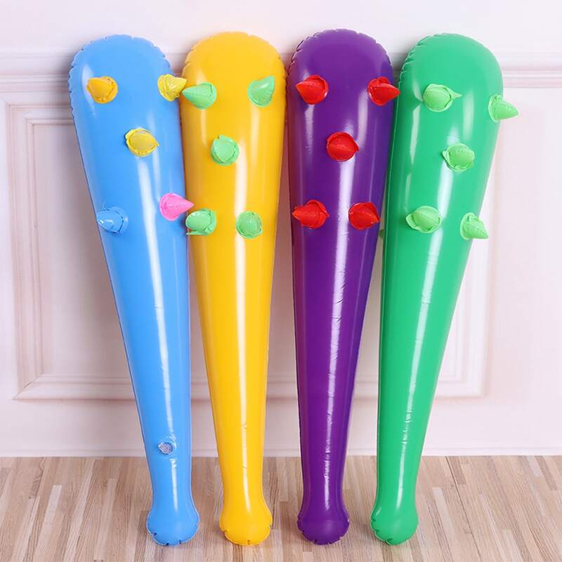 

1pc Random Tricky Inflatable Mace, Multicolor