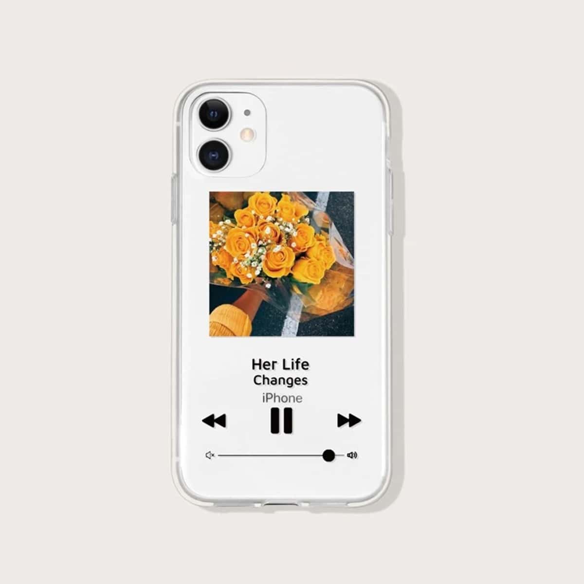 

Floral iPhone Case, Clear