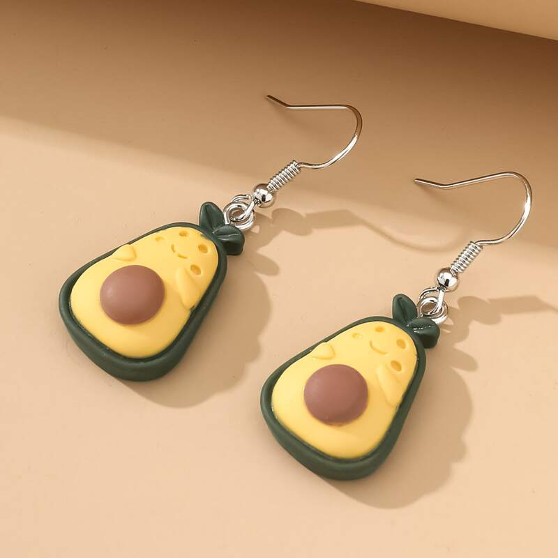 

Avocado Drop Earrings, Multicolor