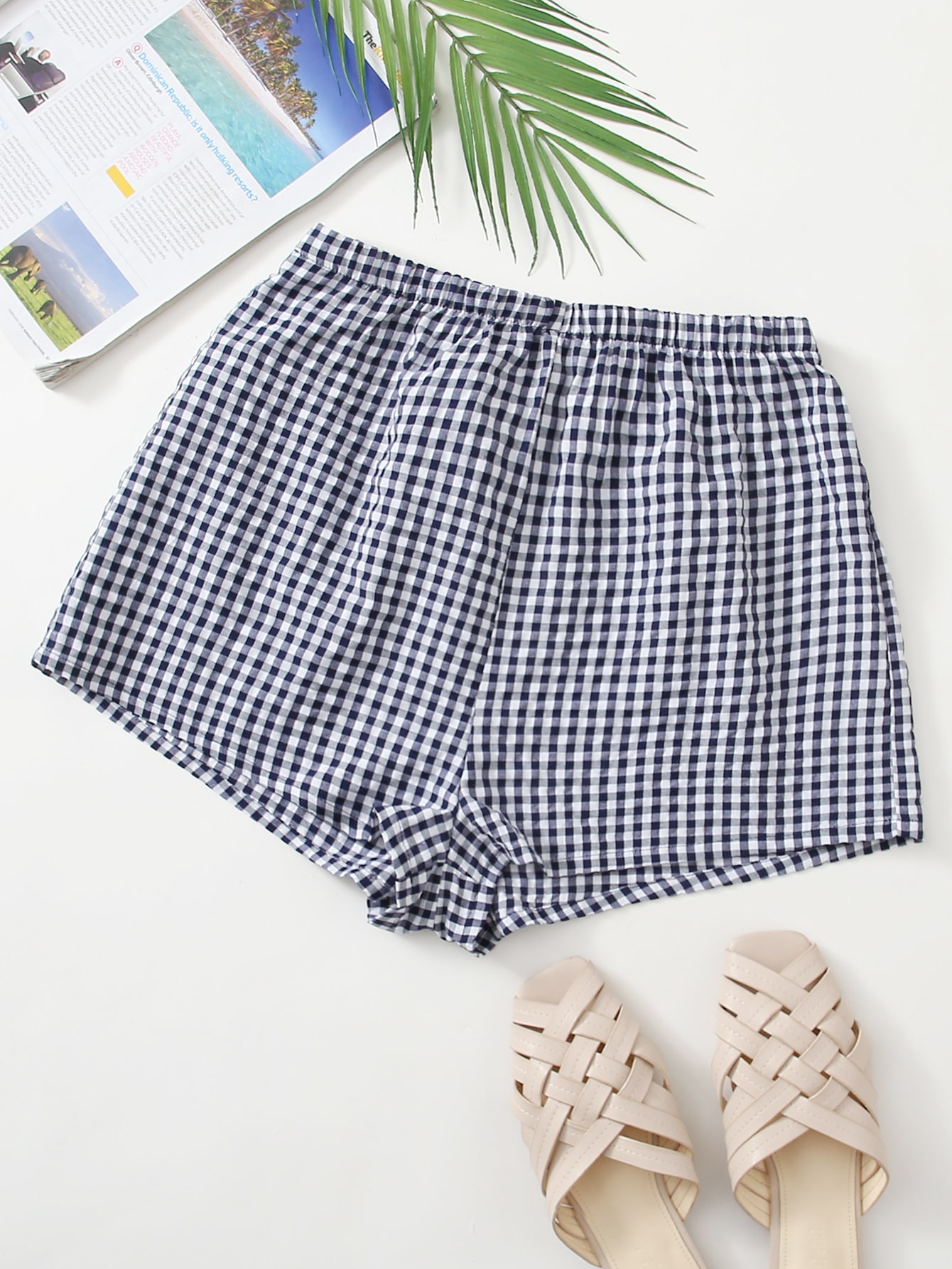 Gingham Print Shorts thumbnail