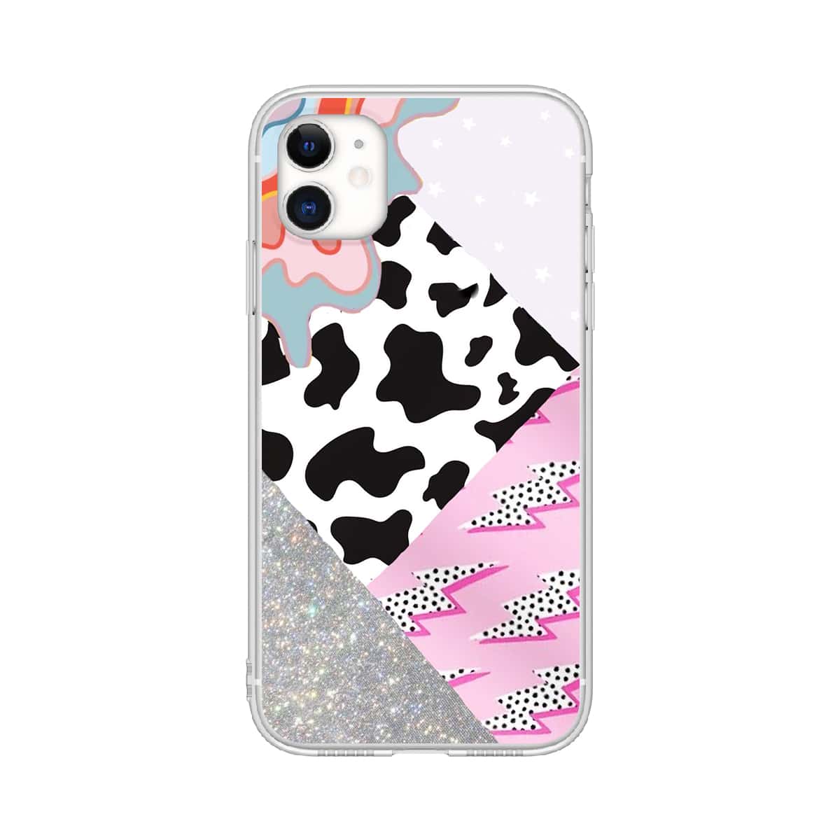 

Mixed Pattern iPhone Case, Multicolor
