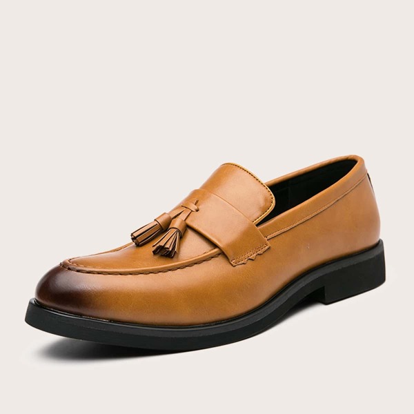 

Men Tassel Charm Loafers, Yellow