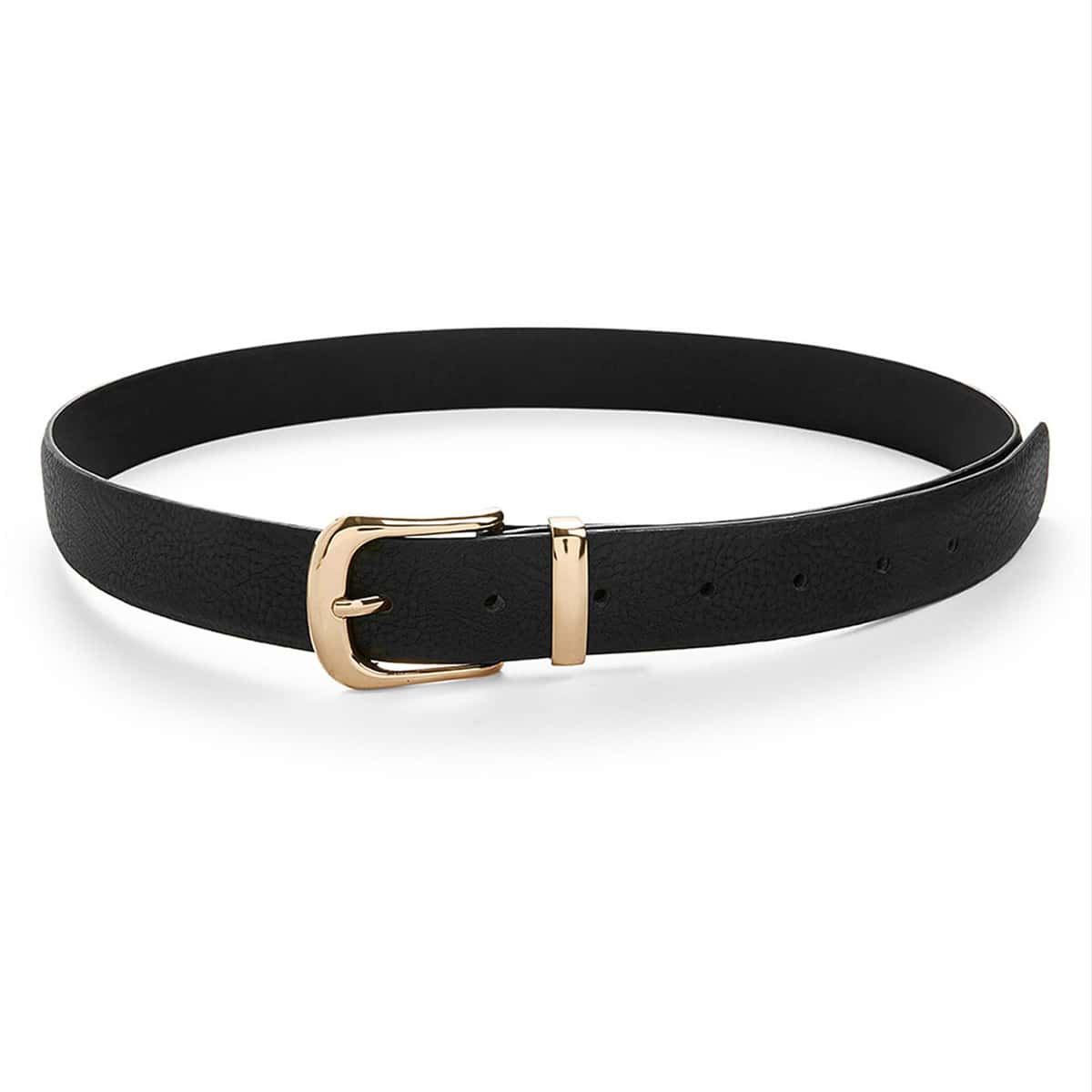 

Simple Buckle Belt, Black