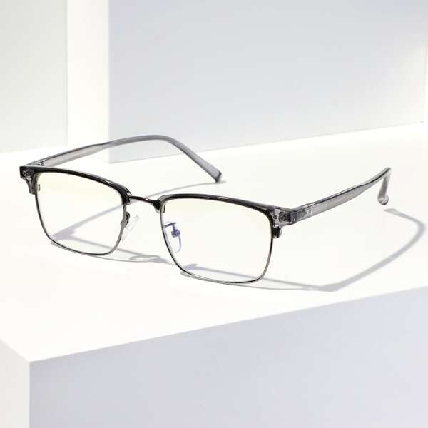 

Men Metal Frame Glasses, Light grey