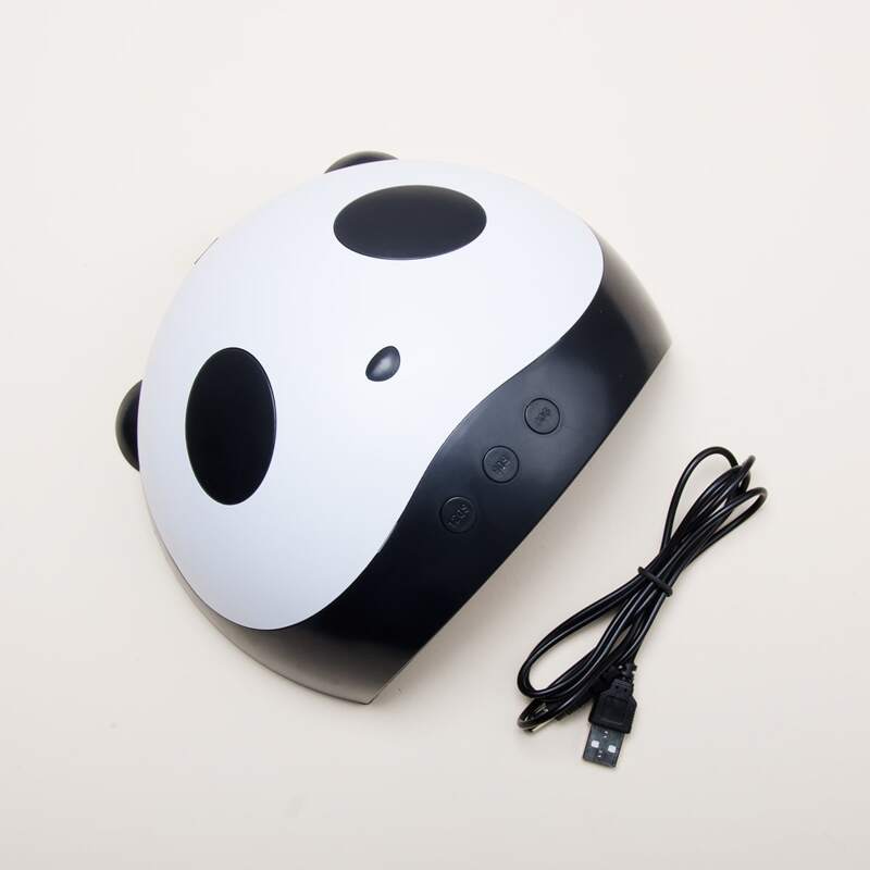 

Panda Design Nail Phototherapy Machine, Black and white