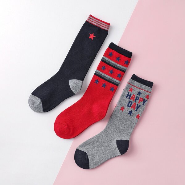 

5pairs Baby Polka Dot Pattern Socks, Multicolor