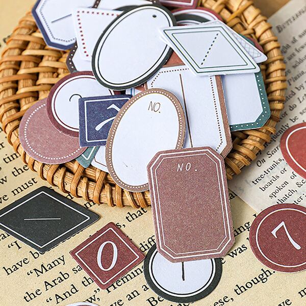 

100pcs 1 Box Random Color DIY Sticker, Multicolor