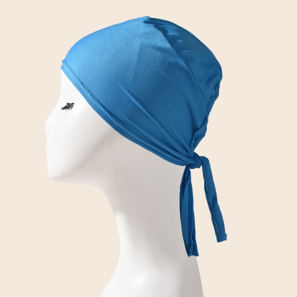 

Solid Hijab Hat, Blue