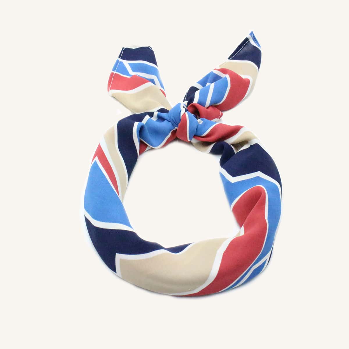 

Geometric Colorblock Bandana, Multicolor