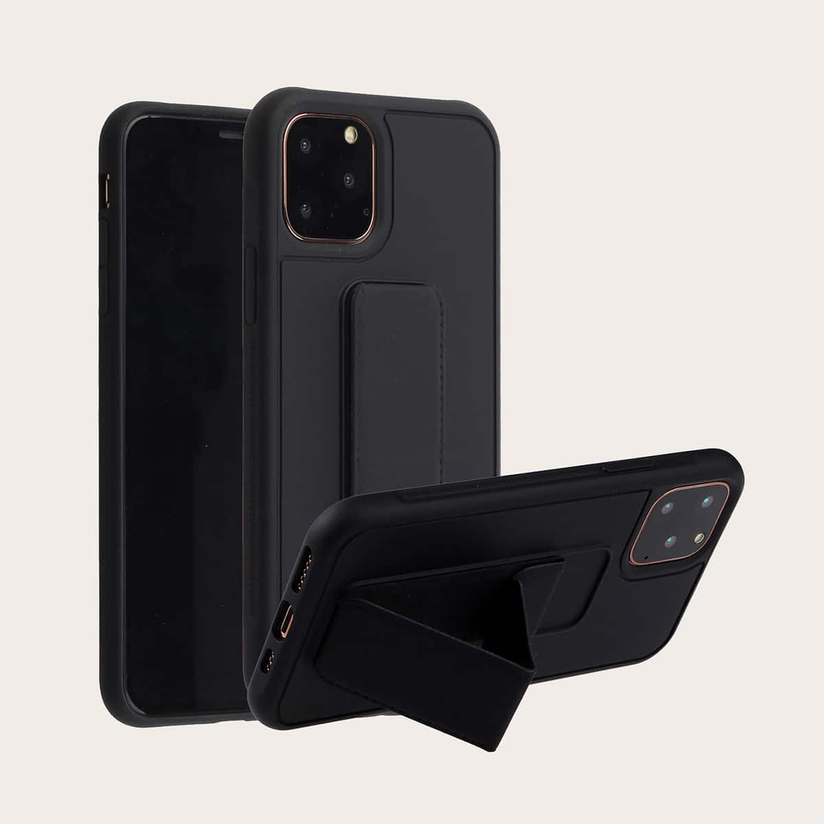 

Solid Holder iPhone Case, Black