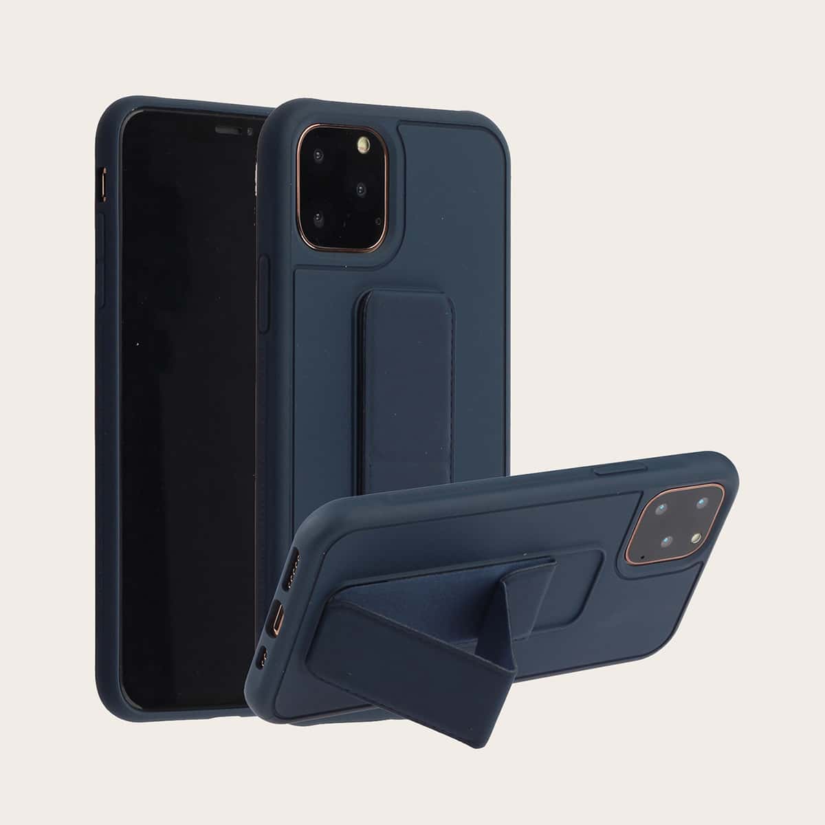 

Solid Holder iPhone Case, Navy blue