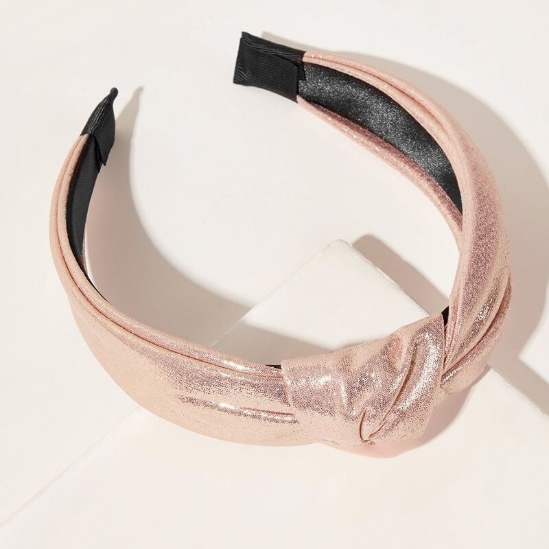 

Glitter Knot Headband, Pink