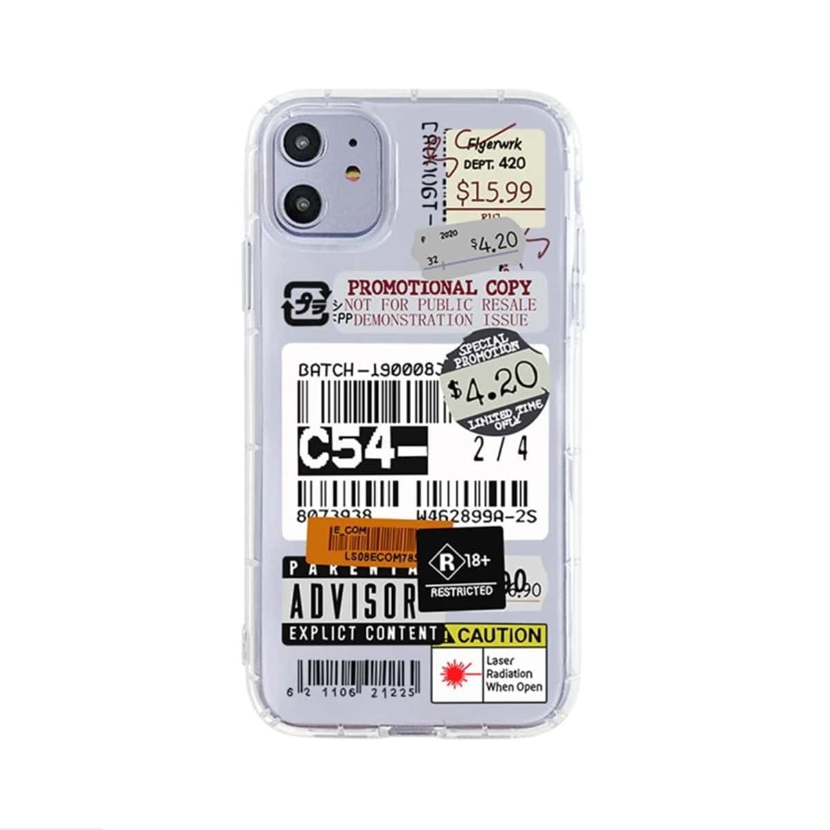 

Slogan Graphic iPhone Case, Multicolor
