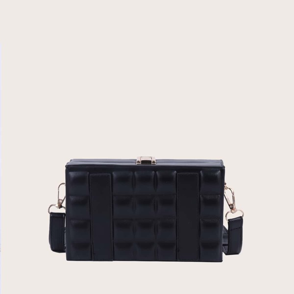 

Box Crossbody Bag, Black