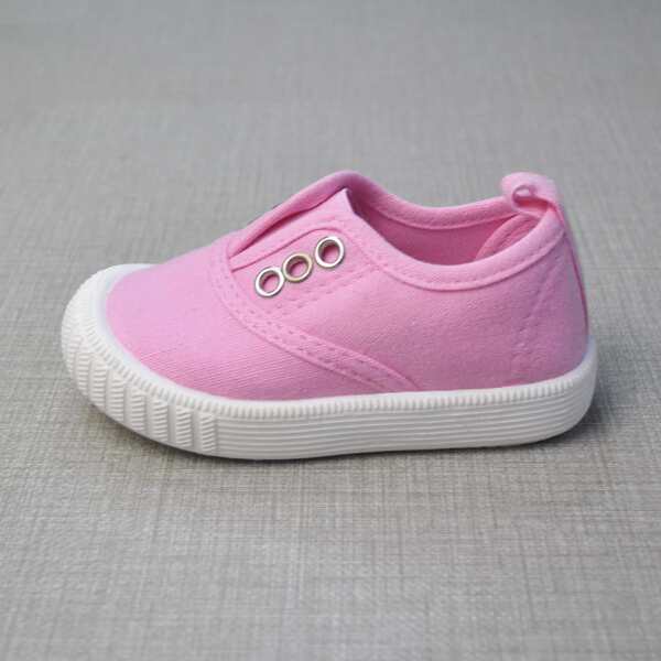 

Toddler Girls Eyelet Decor Sneakers, Pink