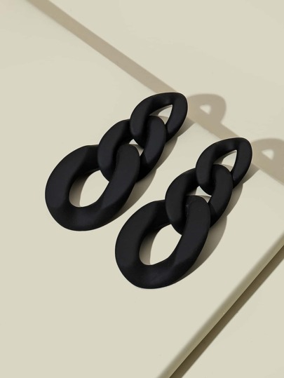 أقراط متدلي بسلسلة اكريليك