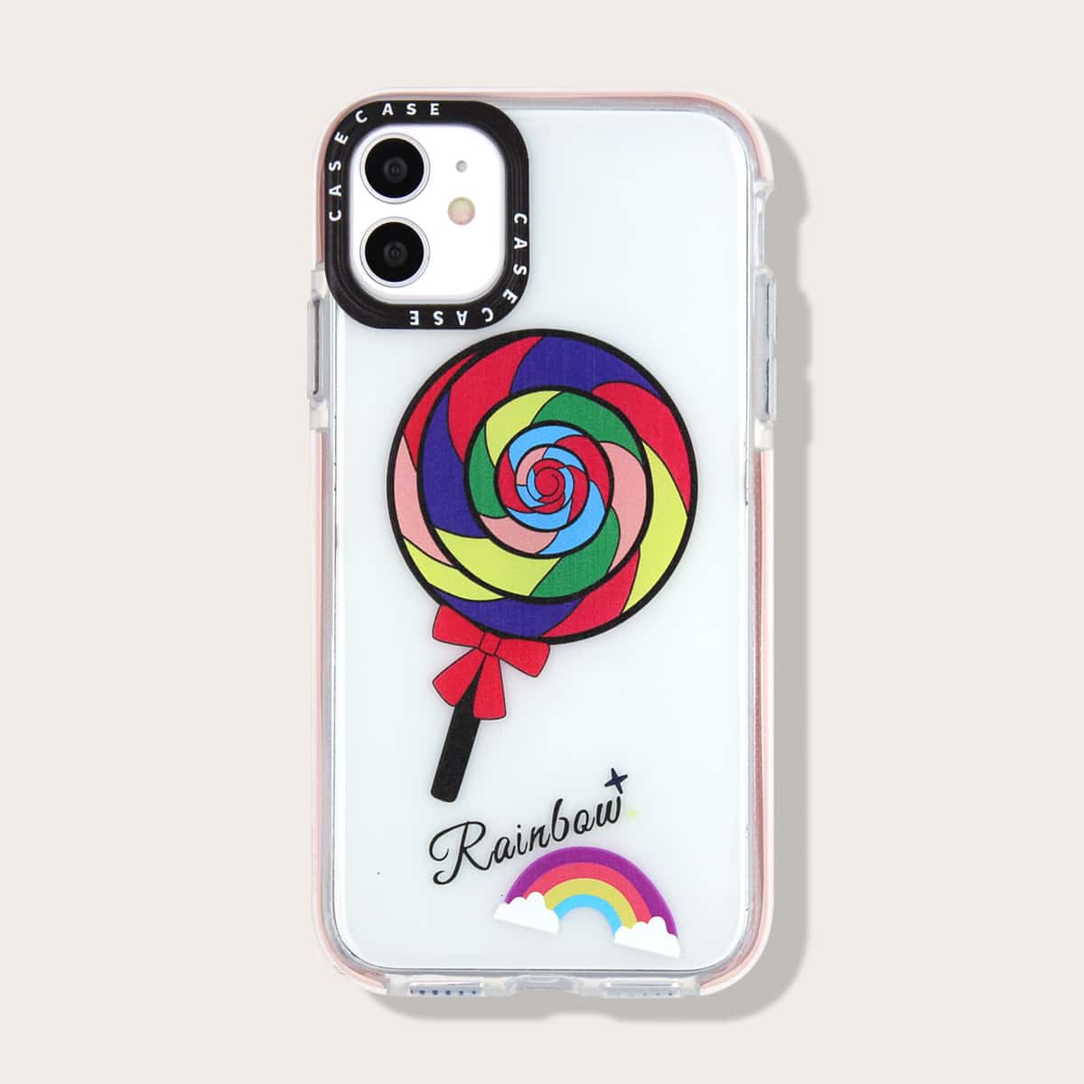 

Lollipop Clear iPhone Case, Multicolor