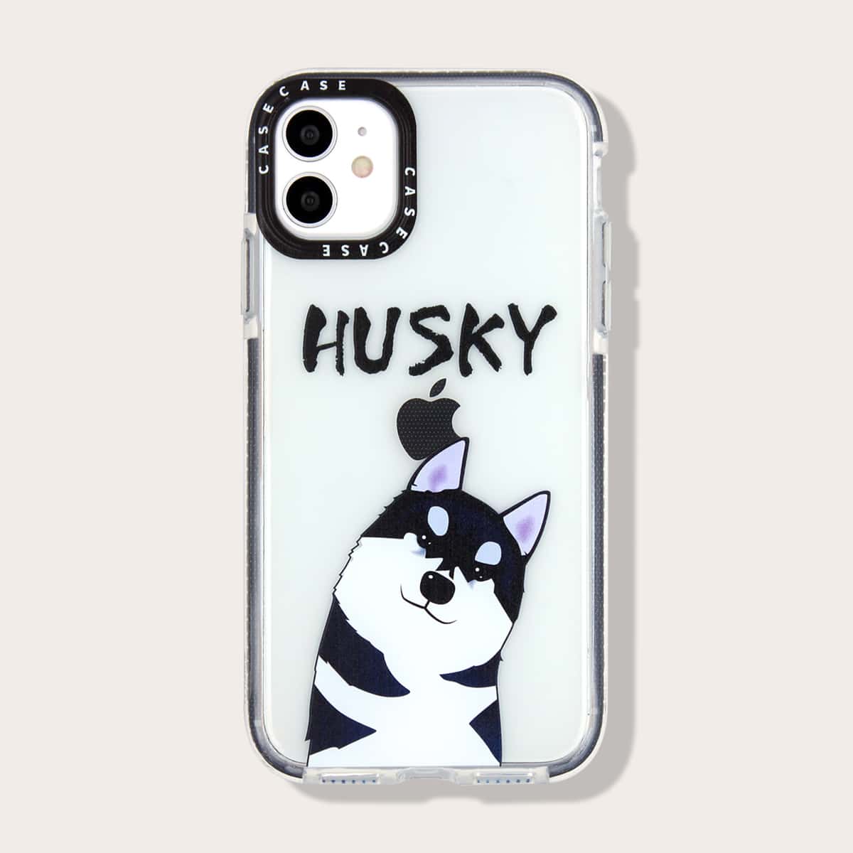 

Cartoon Dog iPhone Case, Clear