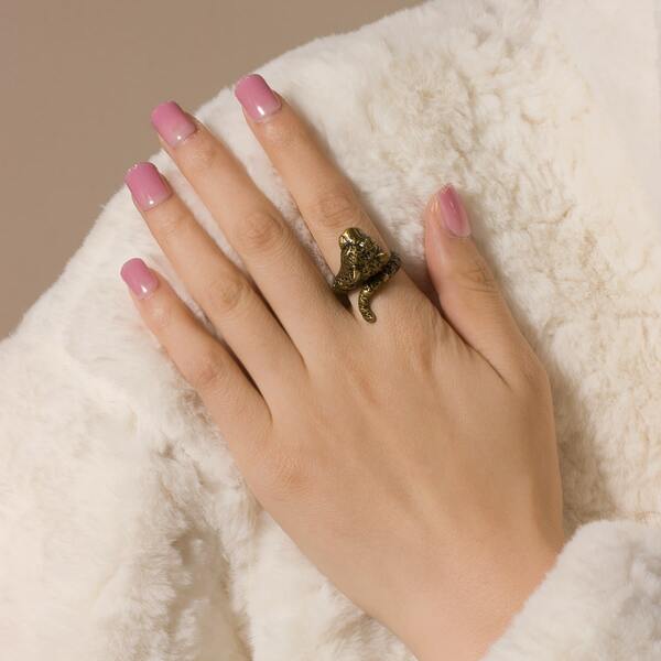 

Animal Design Ring, Bronze