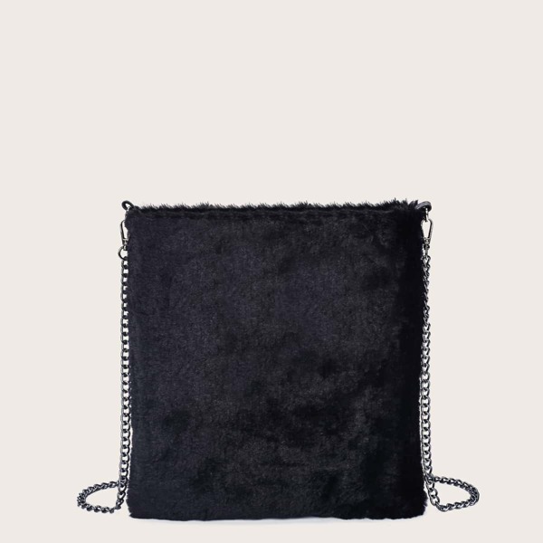 

Chain Crossbody Bag, Black