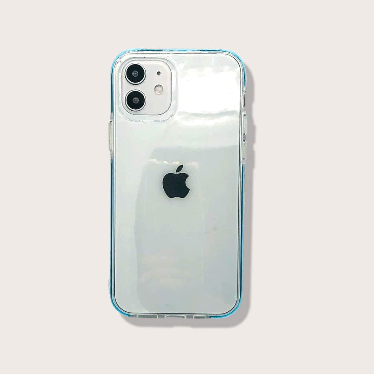 

Colorblock Frame Clear iPhone Case