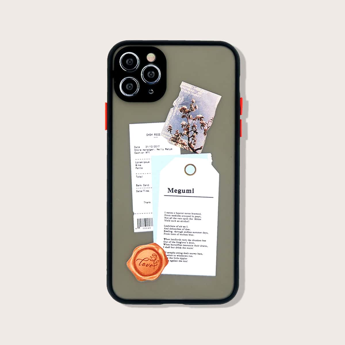 

Letter Graphic iPhone Case, Multicolor