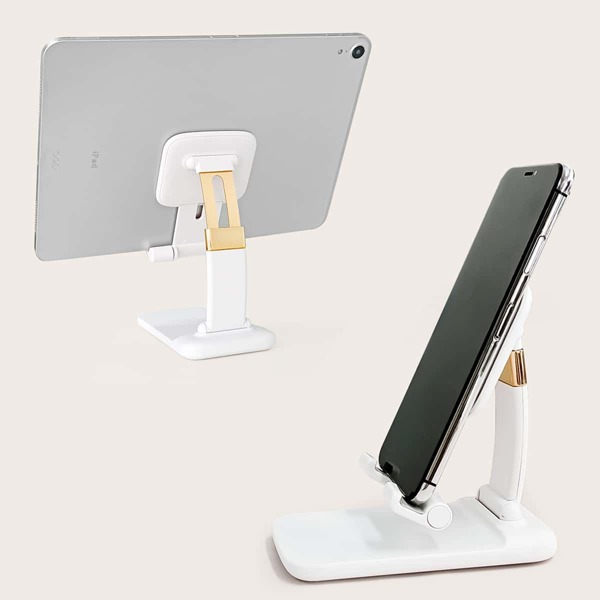 

Foldable Desktop Phone Holder, White