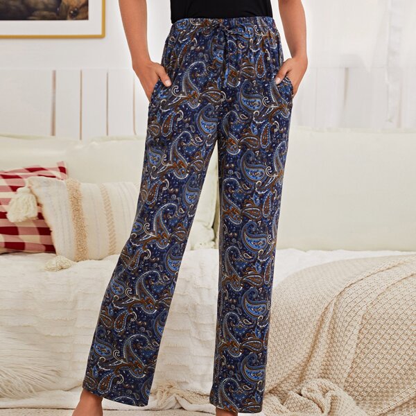 

Paisley Print Sleep Pants, Multicolor