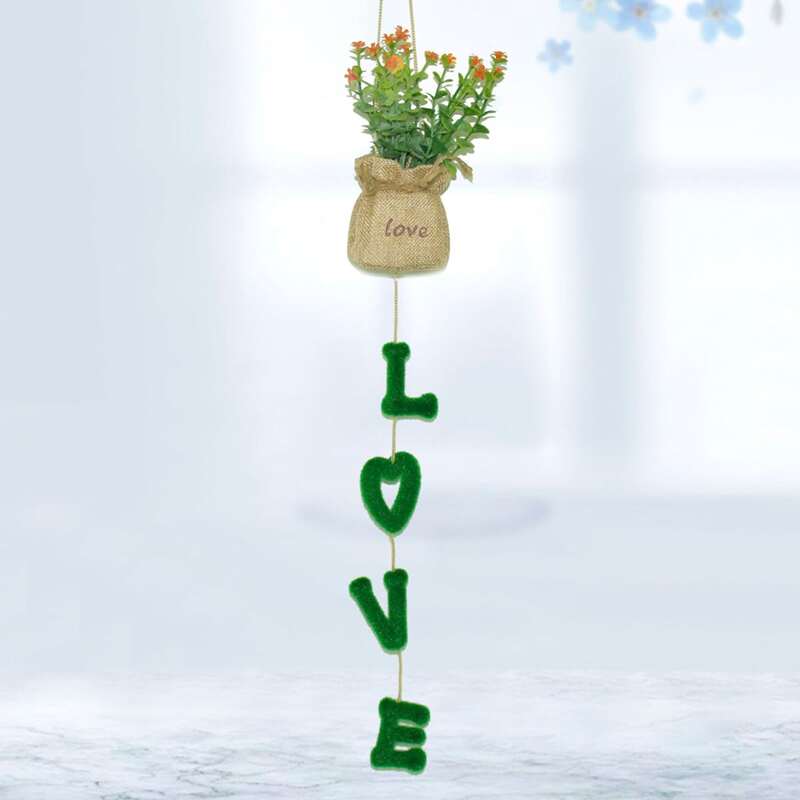 

1pc Green Plant Wall Hanging
