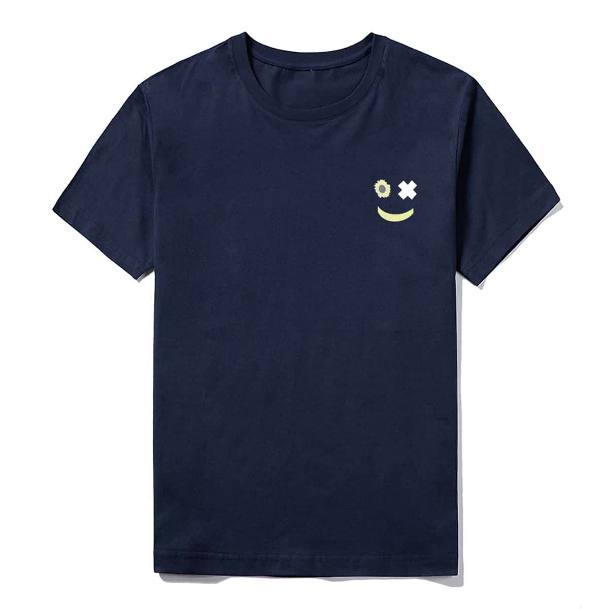 

Guys Sunflower Print Tee, Navy blue