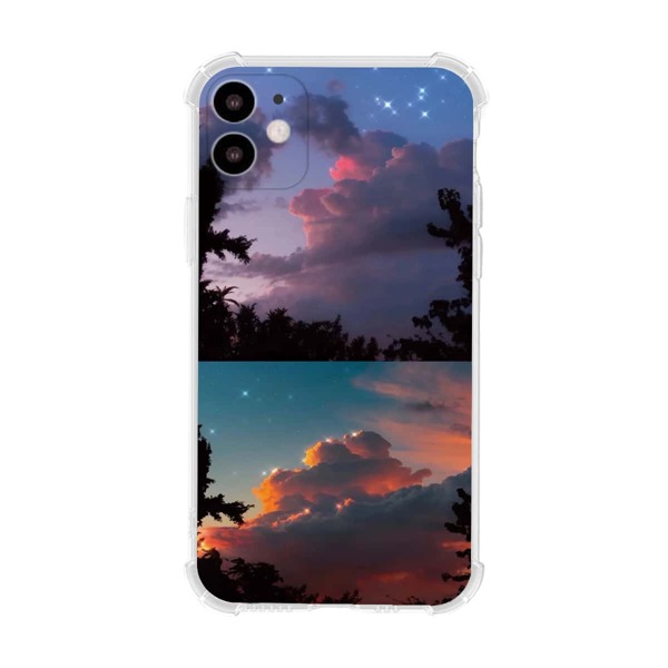 

Чехол для iPhone с узором облака, Многоцветный