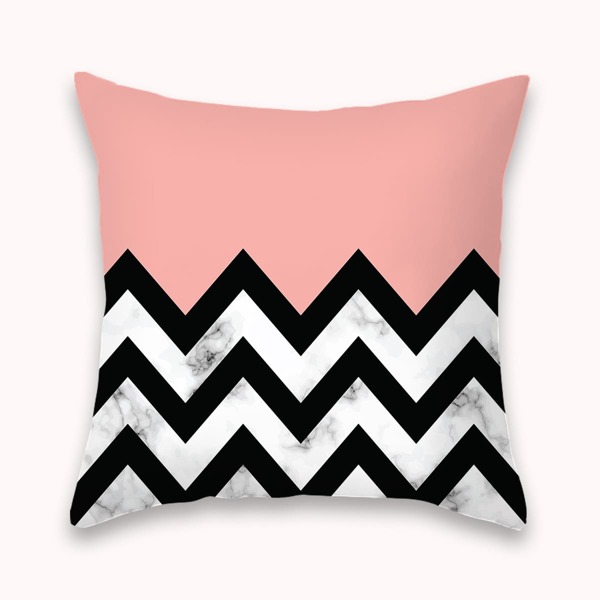 

Chevron Pattern Cushion Cover Without Filler, Multicolor