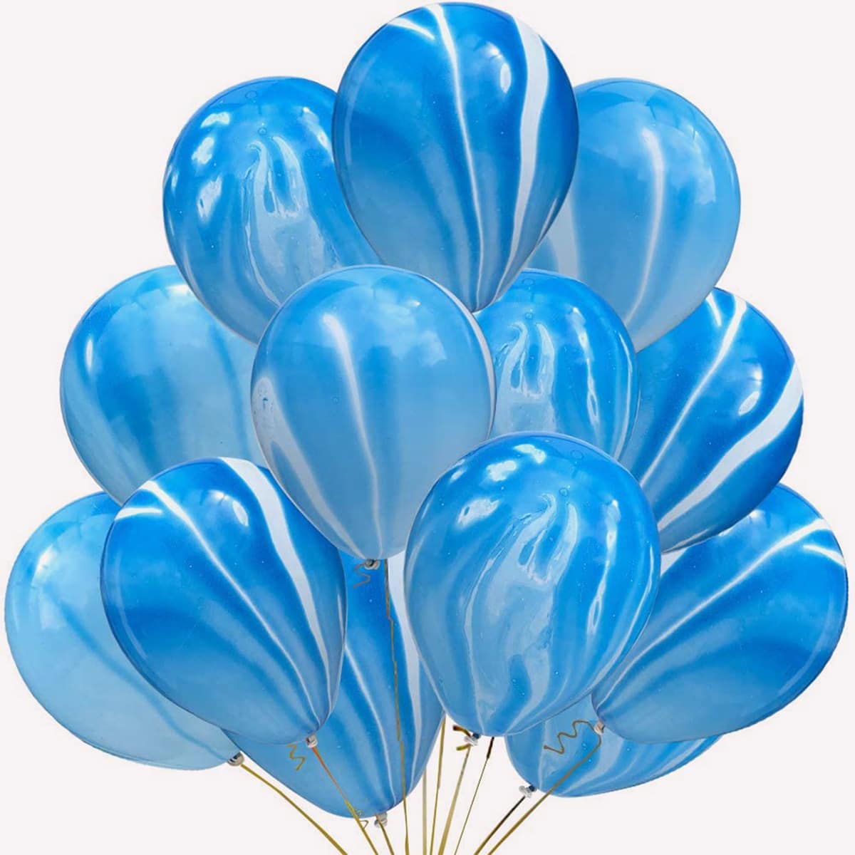

10pcs Decorative Balloon Set, Blue
