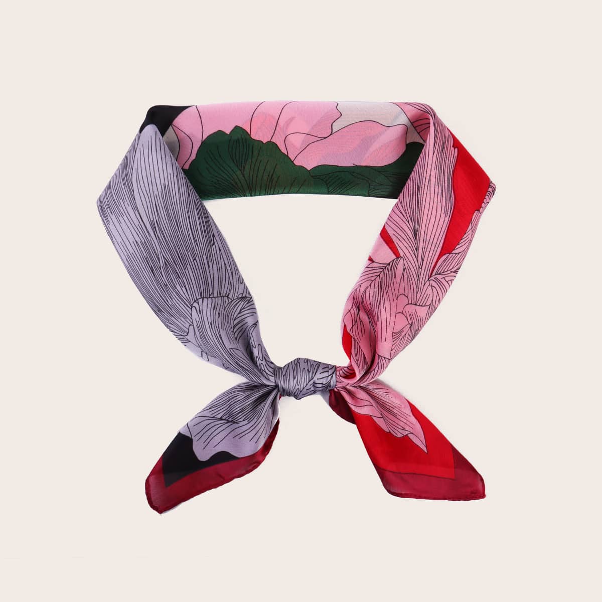 

Floral Pattern Bandana, Multicolor