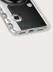 Camera Pattern Case Compatible With iPhone - Black - View 3