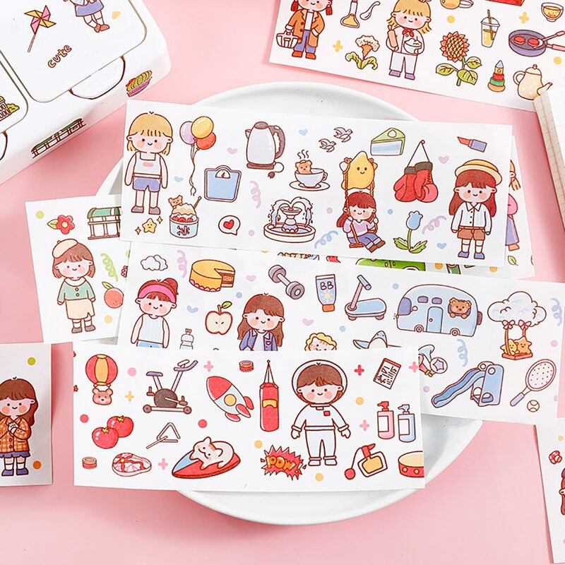 

1pc Cartoon Graphic Random Sticker, Multicolor