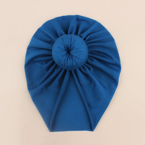 

Baby Solid Turban Hat, Navy blue