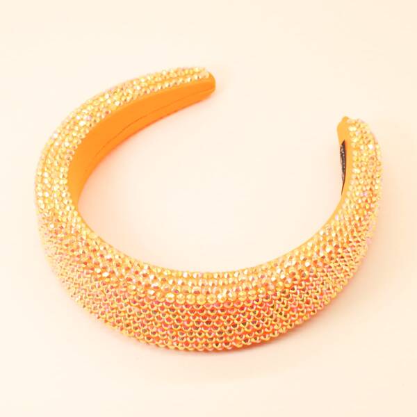 

Toddler Girls Rhinestone Decor Hair Hoop, Orange
