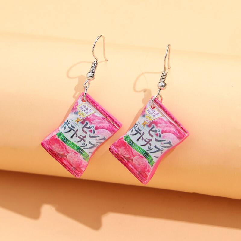 

Sweet Candy Drop Earrings, Pink