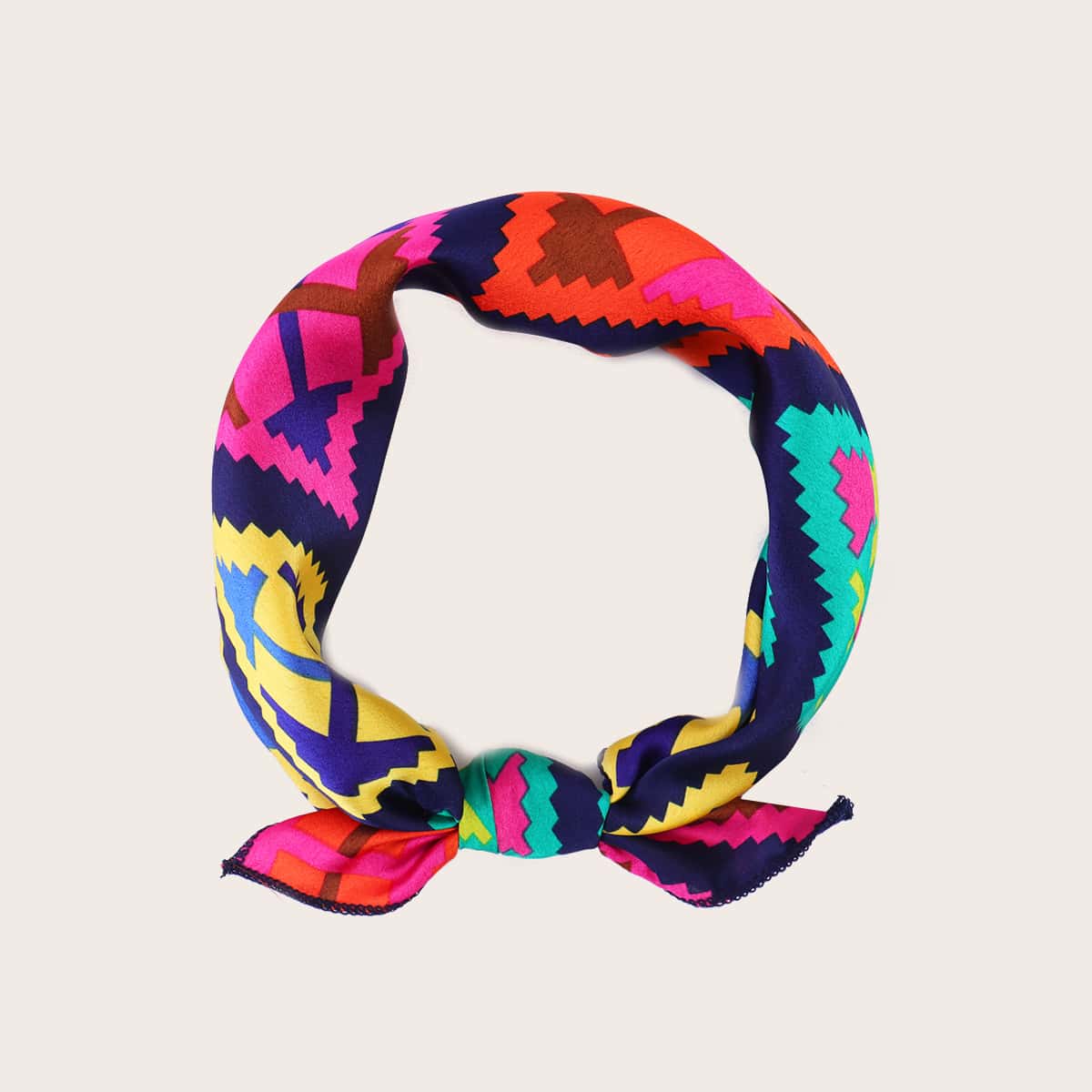 

Colorblock Argyle Bandana, Multicolor