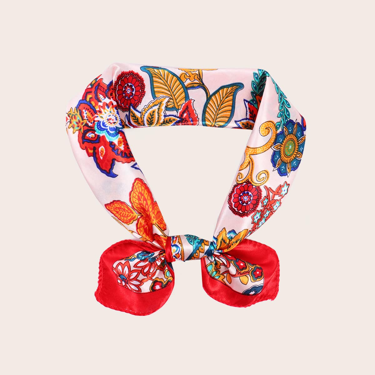 

Floral Pattern Bandana, Multicolor
