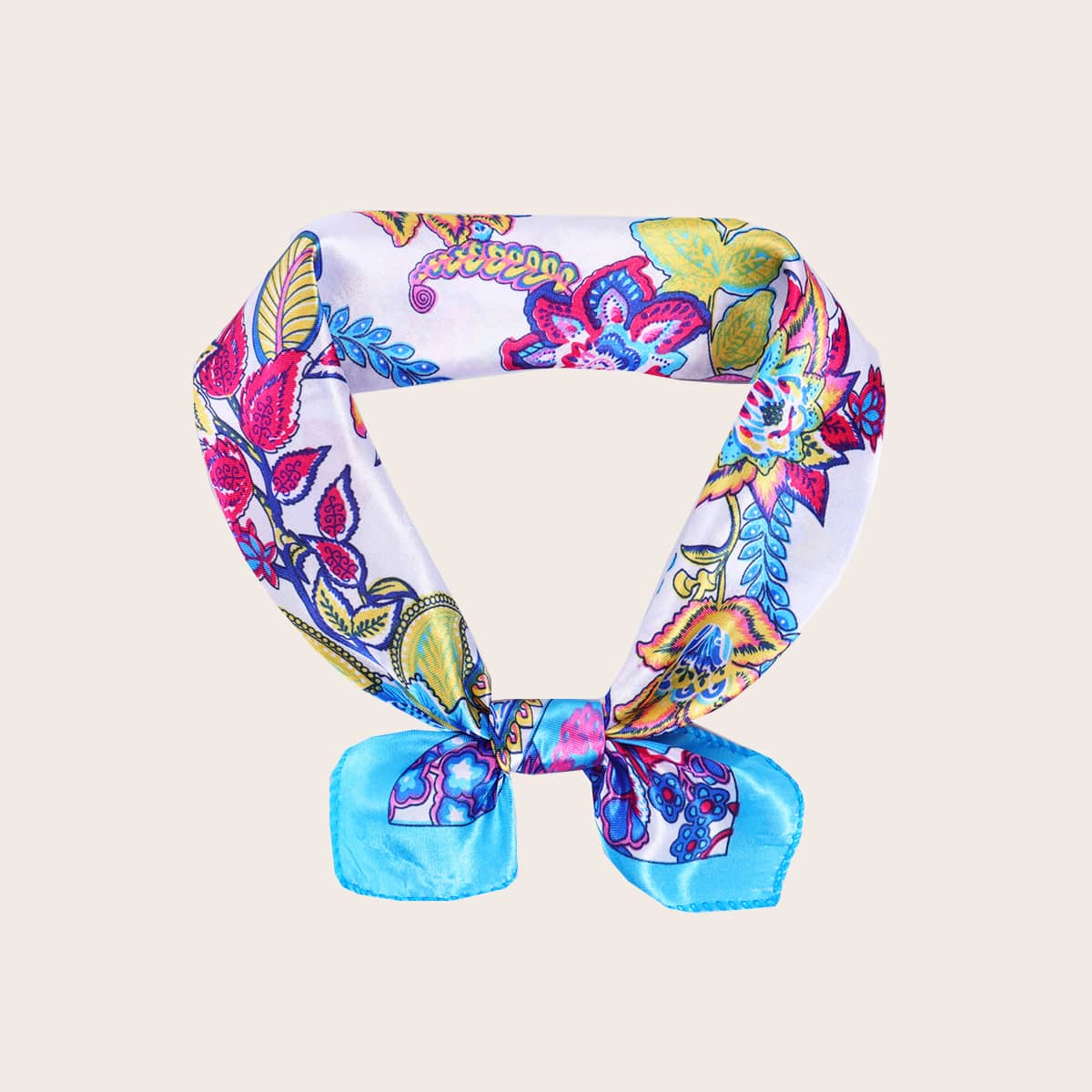 

Floral Pattern Bandana, Multicolor