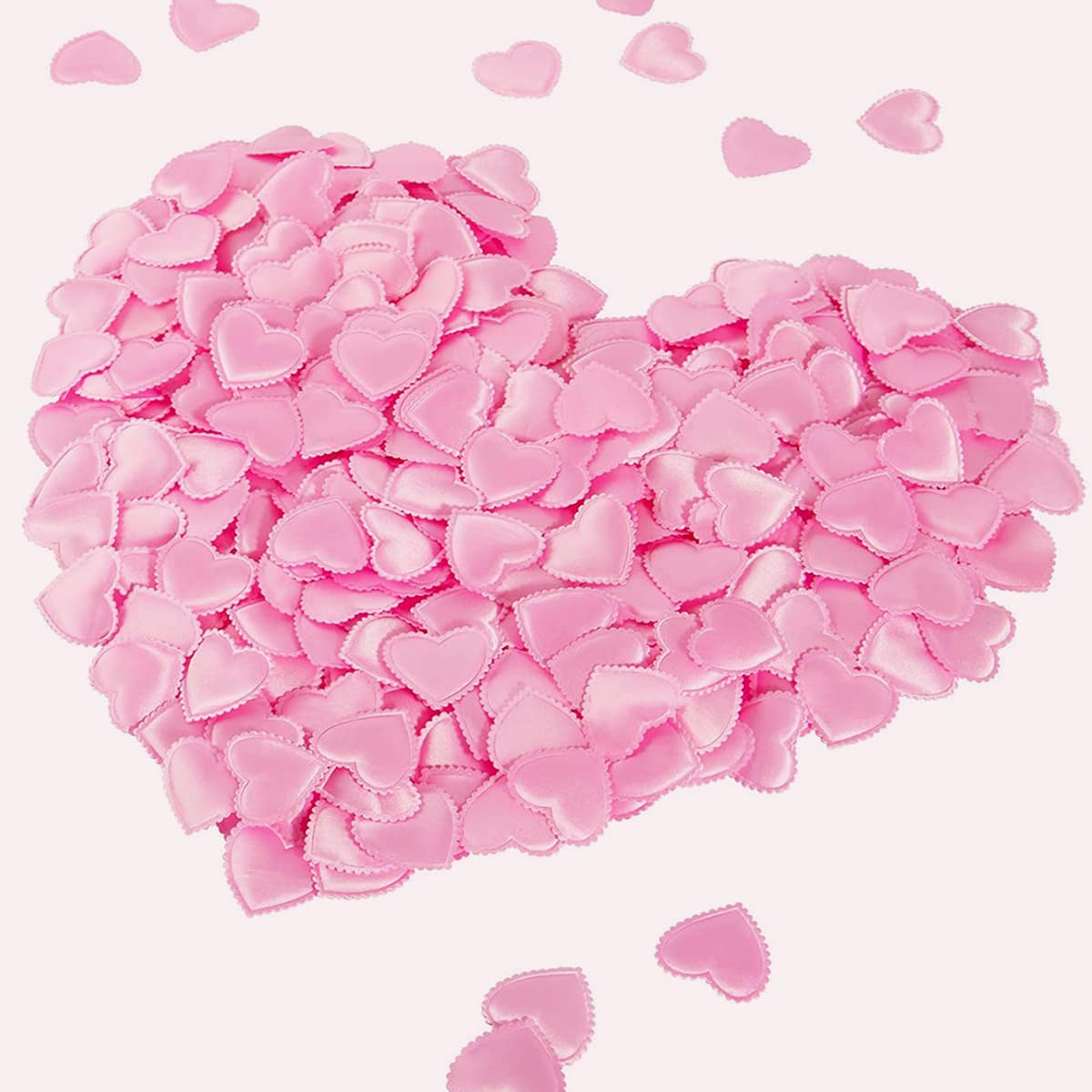 

100pcs Heart Decorative Confetti, Pink