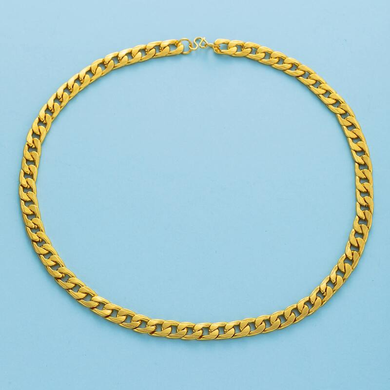 

Guys Simple Chain Necklace, Gold