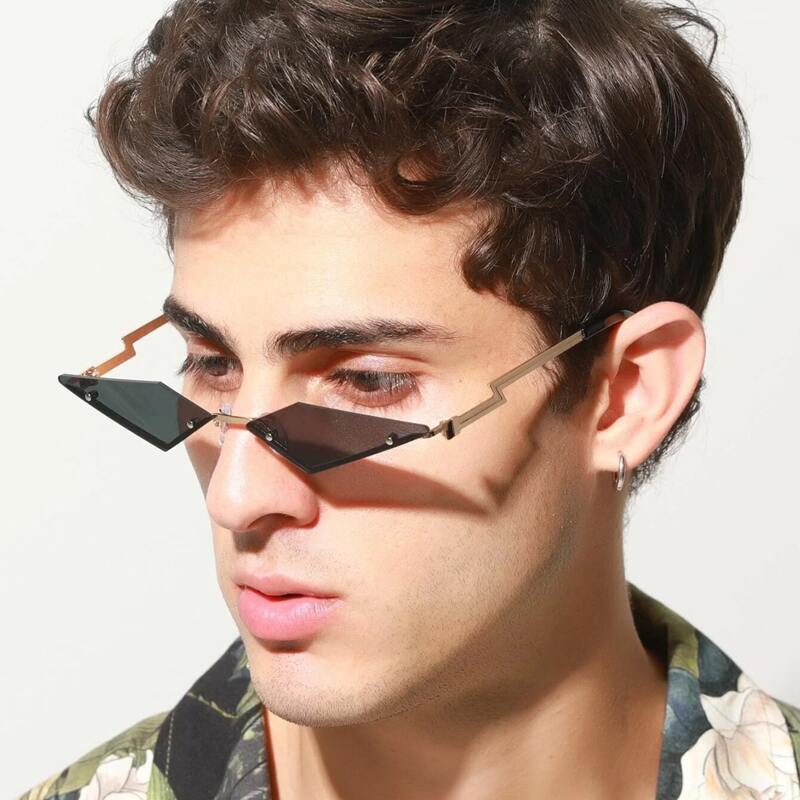 

Guys Geometric Shaped Sunglasses, Black