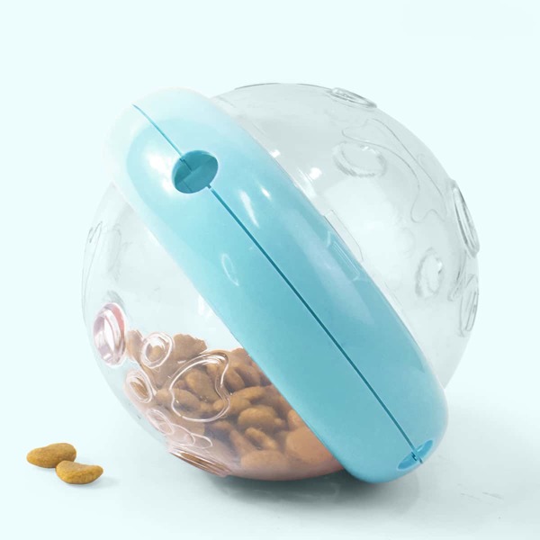 

1pc Tumbler Design Leaking Food Pet Training Toy, Blue