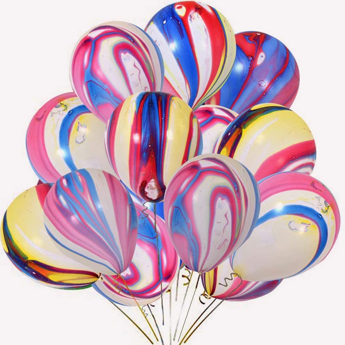 

10pcs Colorful Decorative Balloon Set, Multicolor