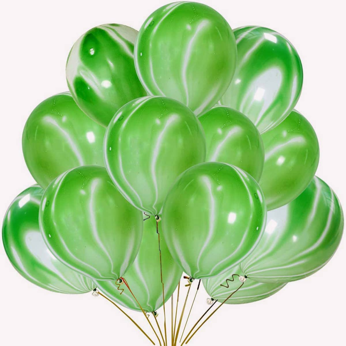 

10pcs Decorative Balloon Set, Green