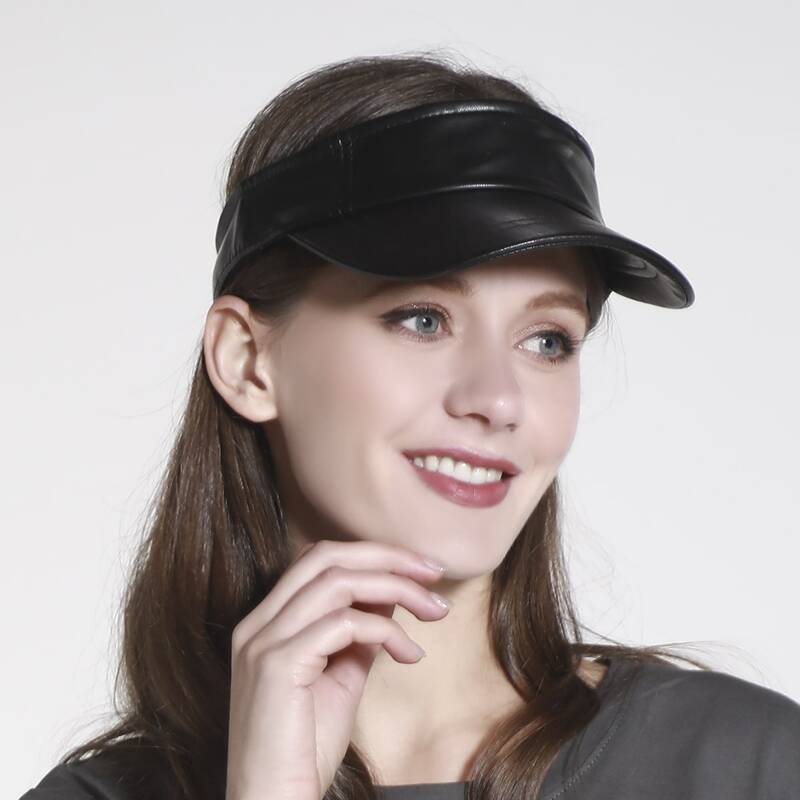 

Solid Visor Hat, Black