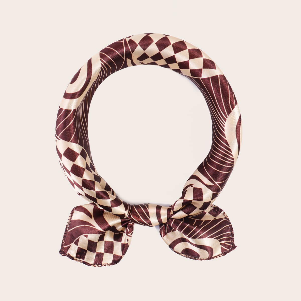 

Abstract Checkered Bandana, Multicolor